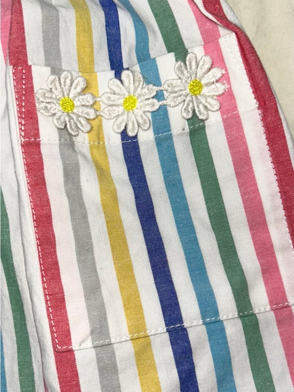 Mini Boden stripe jumper with daisy trim sz 3-4 years EUC smoke free home - Picture 4 of 8
